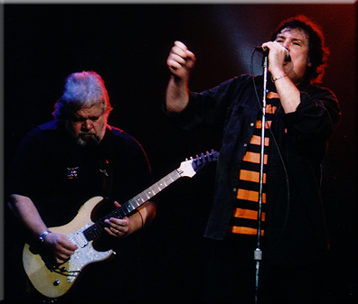 Randy Bachman and Burton Cummings during American Woman