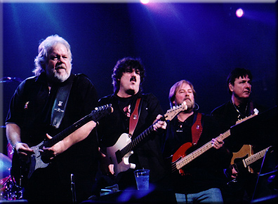 Randy Bachman, Burton Cummings, Bill Wallace and Donnie McDougall perform No Time