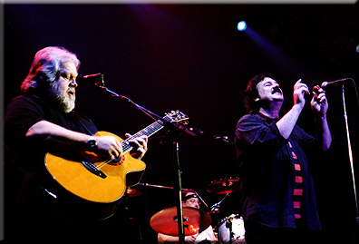 Randy Bachman and Burton Cummings during Let It Ride