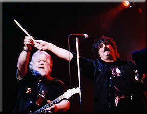 The ceremonial handing off of the drumstick during American Woman
